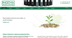 Desktop Screenshot of ingema.cz